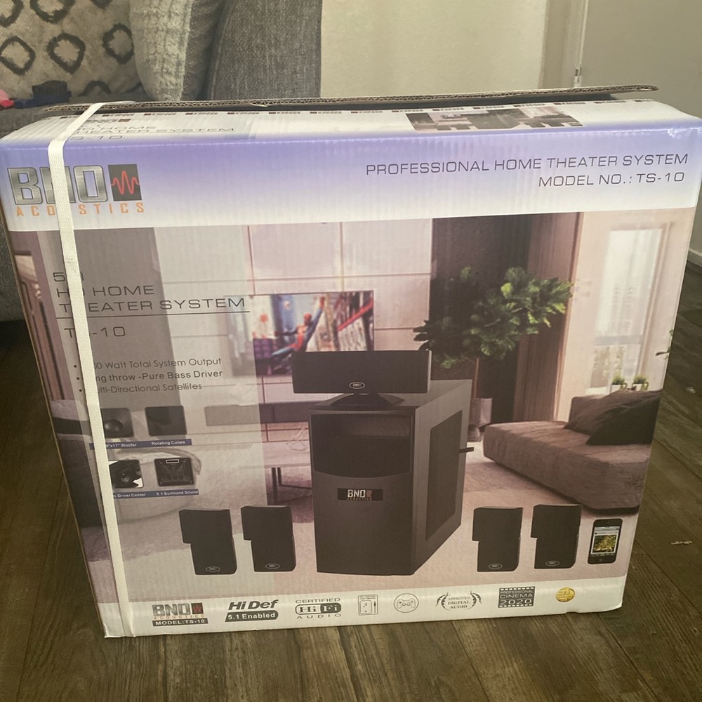 Brand new BnD Acoustic model# TS-10 home theater!!